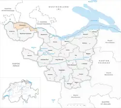 Kaart van de gemeente