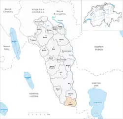 Kaart van de gemeente