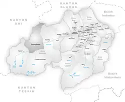 Kaart van de gemeente