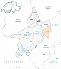 Kaart van de gemeente