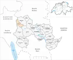 Kaart van de gemeente