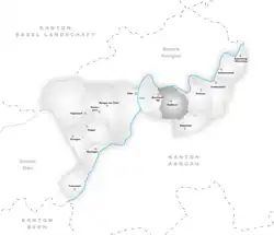 Kaart van de gemeente