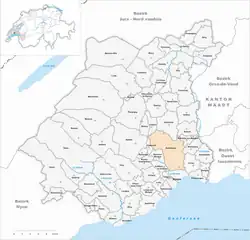 Kaart van de gemeente