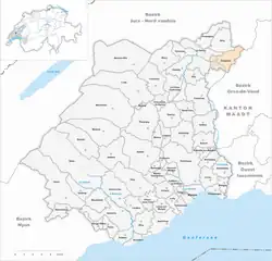 Kaart van de gemeente