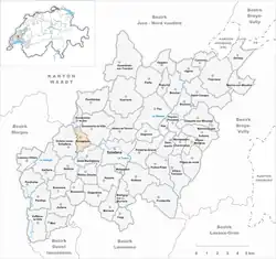 Kaart van de gemeente