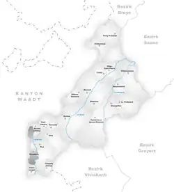 Kaart van de gemeente