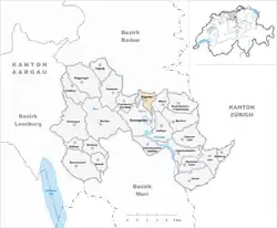 Kaart van de gemeente