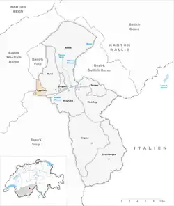 Kaart van de gemeente