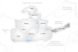 Kaart van de gemeente