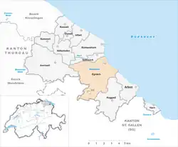 Kaart van de gemeente