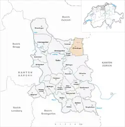 Kaart van de gemeente