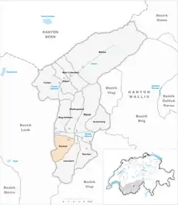 Kaart van de gemeente