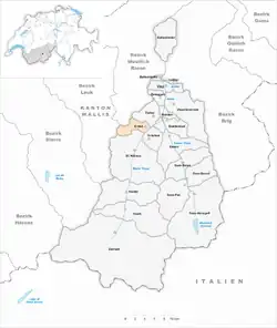 Kaart van de gemeente