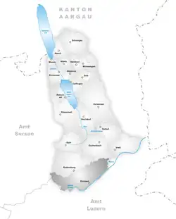 Kaart van de gemeente