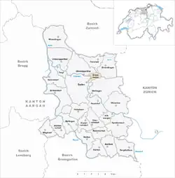 Kaart van de gemeente