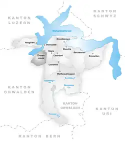 Kaart van de gemeente