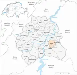 Kaart van de gemeente