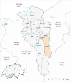 Kaart van de gemeente