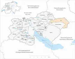 Kaart van de gemeente