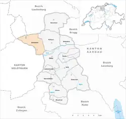 Kaart van de gemeente