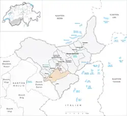 Kaart van de gemeente