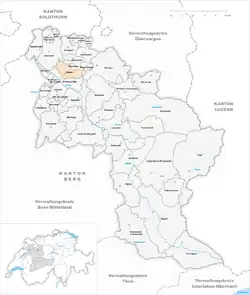 Kaart van de gemeente