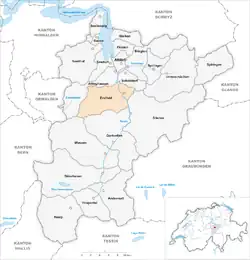 Kaart van de gemeente