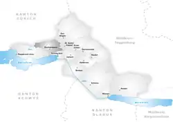 Kaart van de gemeente