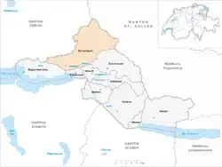 Kaart van de gemeente