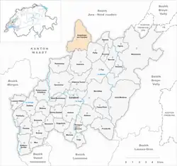 Kaart van de gemeente