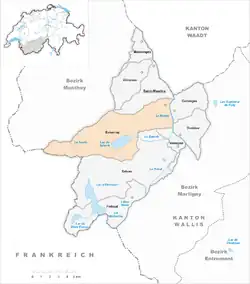 Kaart van de gemeente