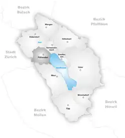 Kaart van de gemeente