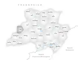 Kaart van de gemeente