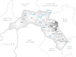 Kaart van de gemeente