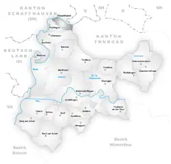 Kaart van de gemeente