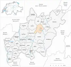 Kaart van de gemeente