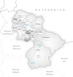 Kaart van de gemeente