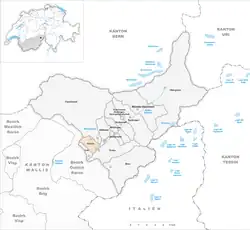 Kaart van de gemeente