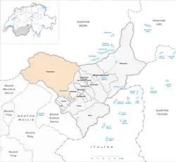 Kaart van de gemeente