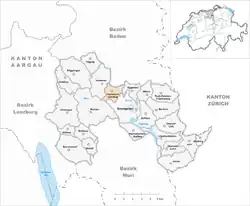 Kaart van de gemeente