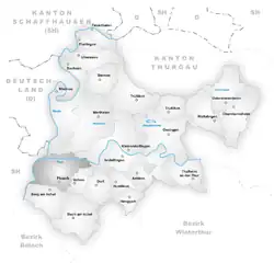 Kaart van de gemeente