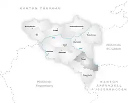 Kaart van de gemeente