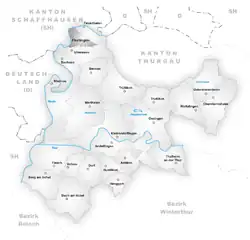 Kaart van de gemeente