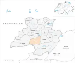 Kaart van de gemeente