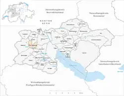 Kaart van de gemeente