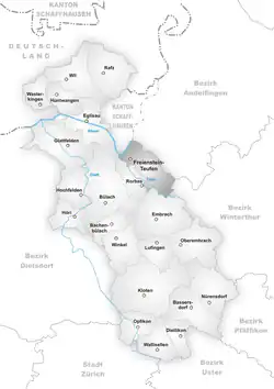 Kaart van de gemeente