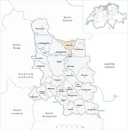 Kaart van de gemeente