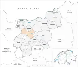 Kaart van de gemeente