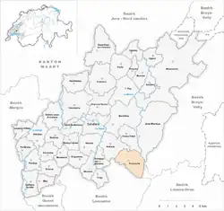 Kaart van de gemeente