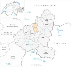 Kaart van de gemeente